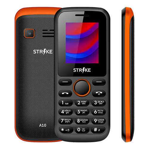 Мобильный телефон STRIKE A10 Black/Orange в Йота