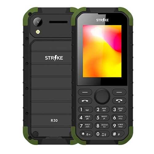 Мобильный телефон STRIKE R30 Black/Green в Йота