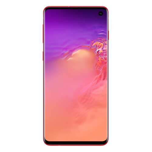 Смартфон Samsung Galaxy S10 128Gb Red (SM-G973F) в Йота