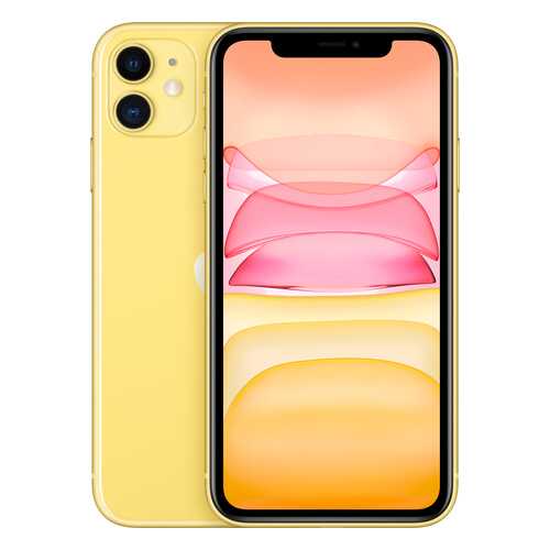 Смартфон Apple iPhone 11 128GB Yellow (MWM42RU/A) в Йота